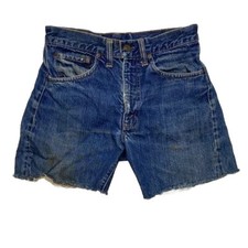 Levi s vintage 1960 s cutoff 505 denim shorts true vintage 28 27 Waist