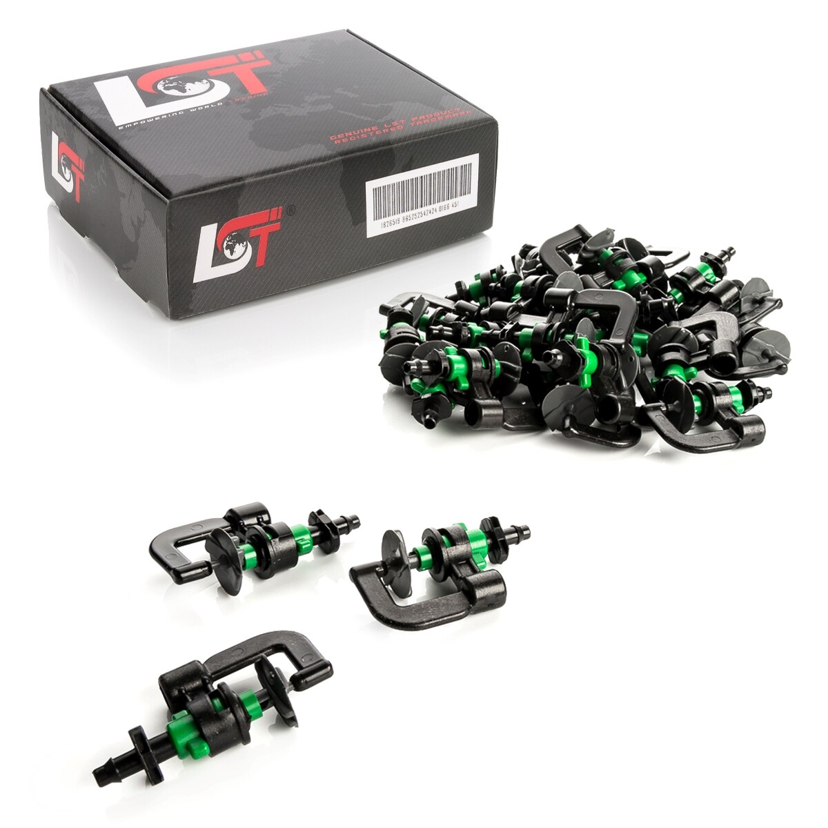 25x Micro-Drip-System Rotating Sprinkler with Holder 20mm Irrigation System