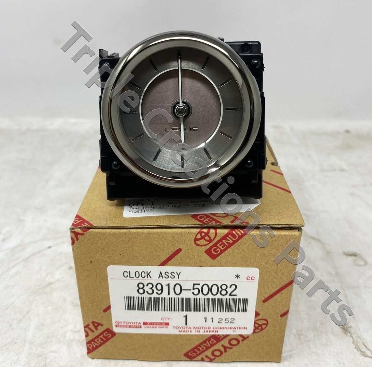 Toyota Genuine 83910-50082 Clock Assy 8391050082 OEM | eBay