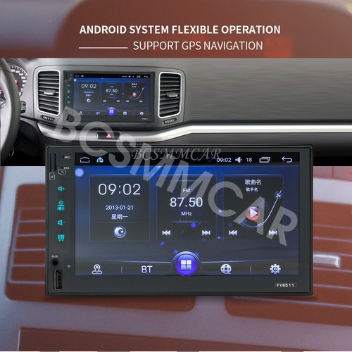 7in Double 2 DIN Car Stereo Touch Screen MP5 Player Radio Bluetooth GPS Nav WIFI - Picture 10 of 24