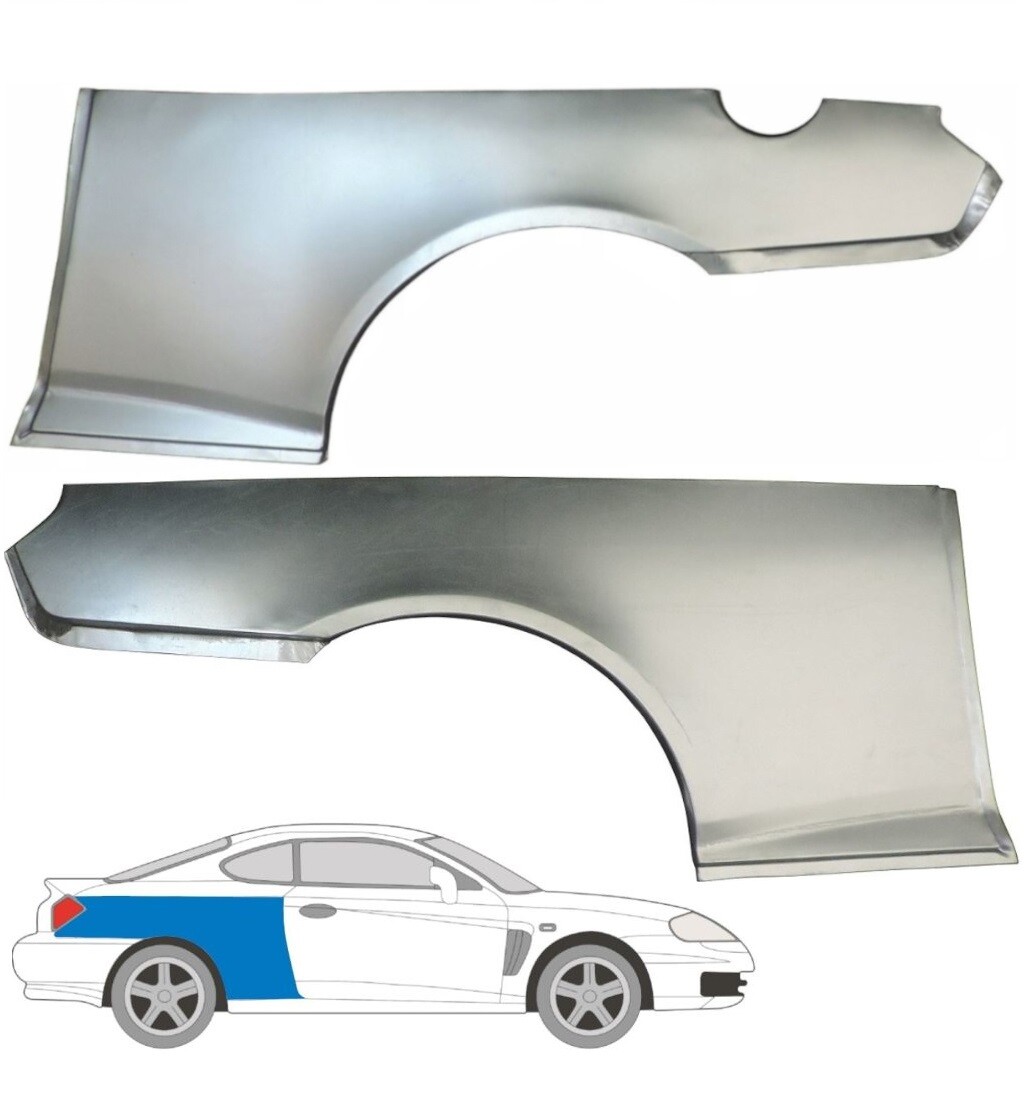 HYUNDAI COUPE GK 2001-2009 REAR WHEEL ARCH REPAIR PANEL REAR WING / PAIR