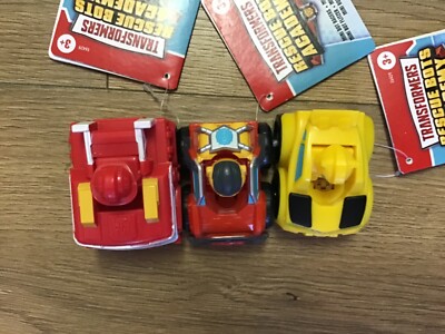 TRANSFORMERS RESCUE BOTS ACADEMY MINI BOT RACERS (SET OF 3) | eBay