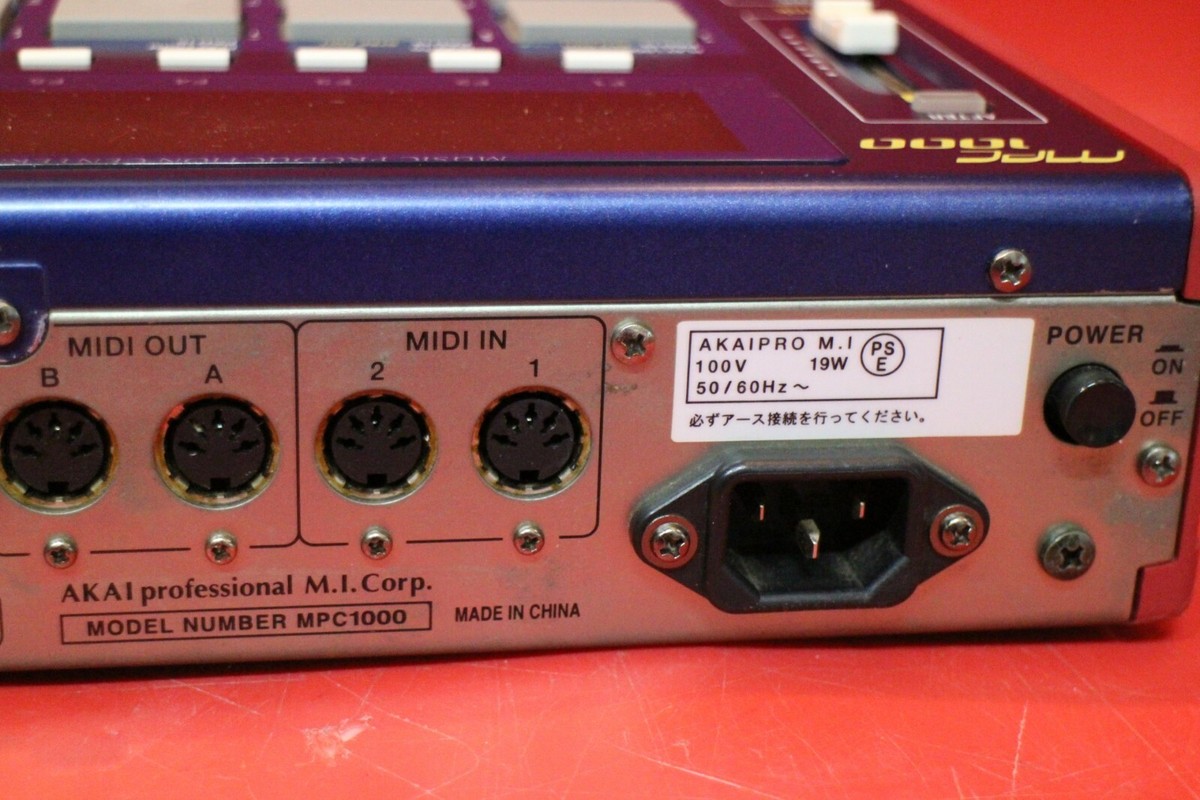 USED AKAI MPC 1000 Blue Music Production Center U1280 210923