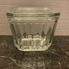 Anchor Hocking Glass Dish w/ Lid Oven Safe Clear Vintage