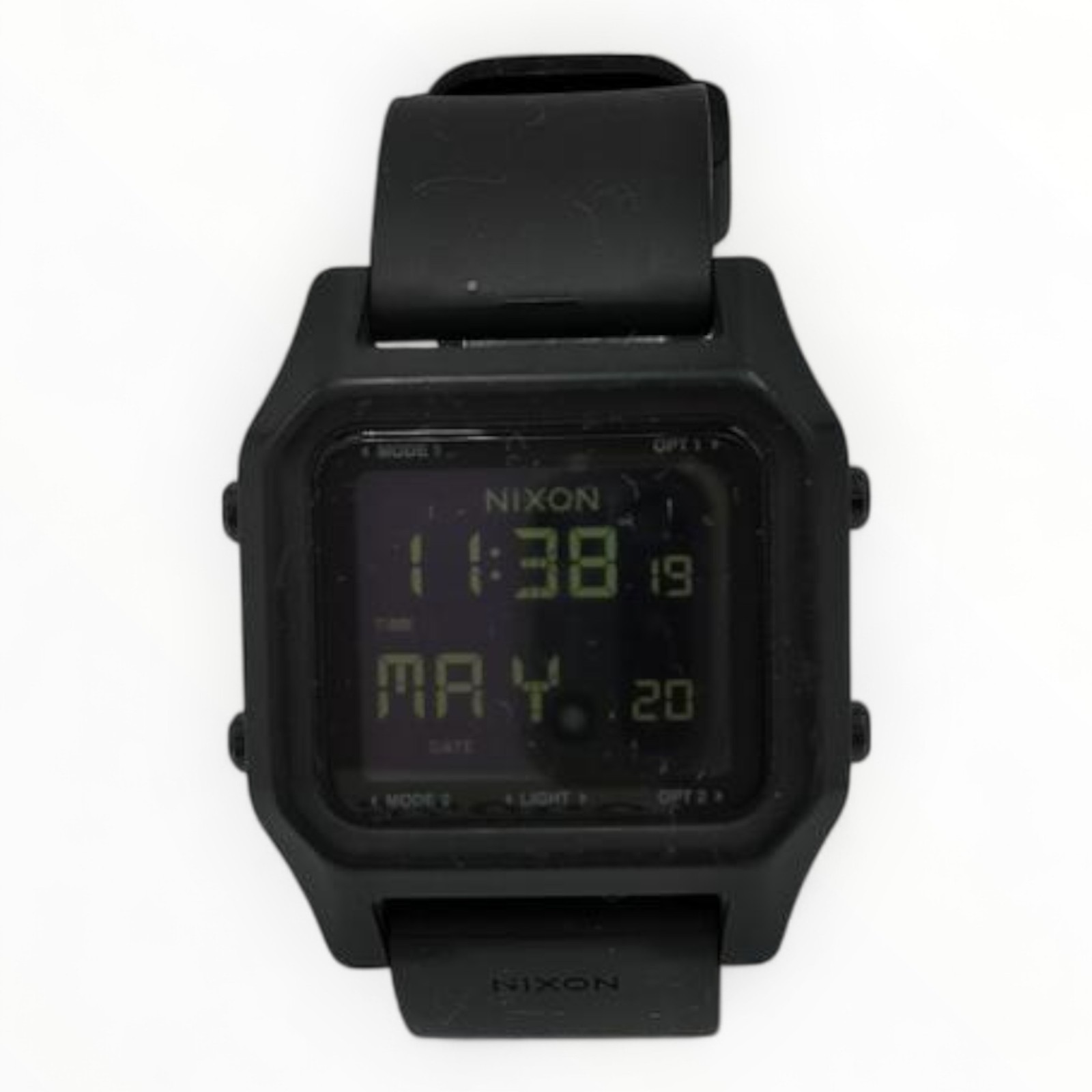 NIXON BLK Wristwatch Authentic Works Men 9802