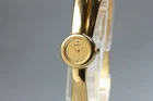 [Near MINT] Vintage SEIKO 1E20-0660 Gold Quartz Bangle Women’s Watch From JAPAN