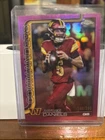 2025 Topps Chrome - Rookies Jayden Daniels #295 Pink Refractor 186/250