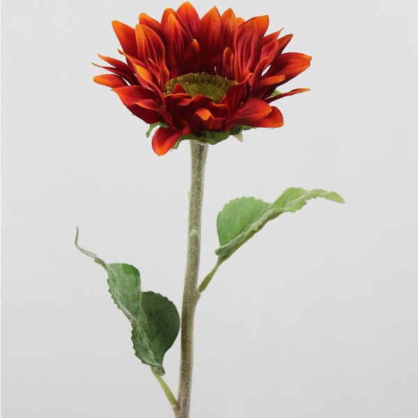 Artplants KüNstliche Blume Sonnenblume Marietta, Rot, 60Cm, Ø 14Cm-image