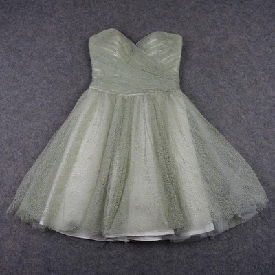 JJs House Dress Womens Small Green Sweetheart Fairy Princess Tiana Tinker Bell