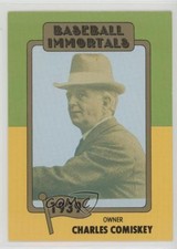 1980-84 SSPC Baseball Immortals 1st Printing Charles Comiskey #19 0e3