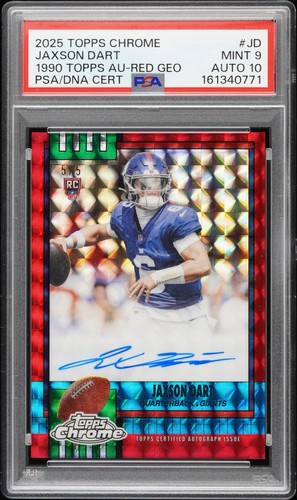 2025 Topps Chrome Jaxson Dart Superfractor (PSA 9)