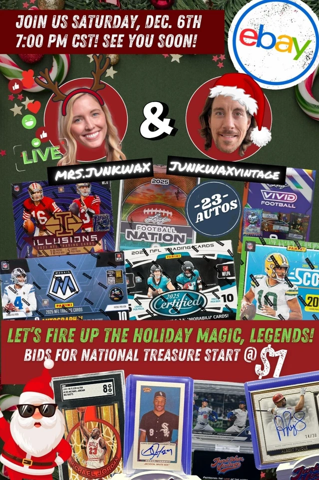 🎄 Deck the Halls With JWV! 🔥 Slabs • Singles • EPIC PYT Football Mixer!