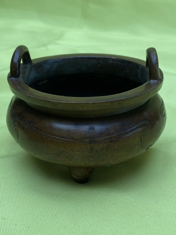 Copper incense burner