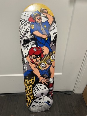 SHORTY'S PETER SMOLIK ''DICE ROLL'' REISSUE SKATEBOARD DECK RARE 8.125