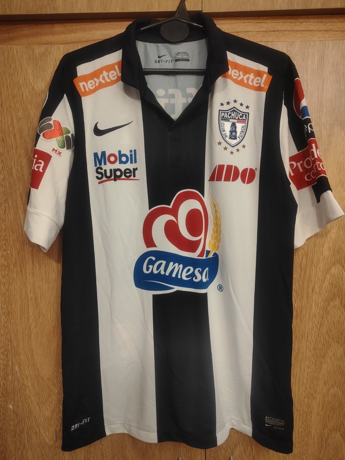 Pachuca Soccer Jersey Match Worn Nike 3#