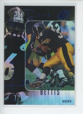 JEROME BETTIS 1999 UD UPPER DECK SPX #70 RADIANCE /100 PARALLEL SP STEELERS