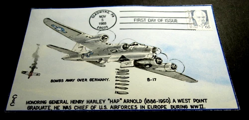 UNITED STATES HAND PAINTED FIRST DAY COVER SIGNED C & C SCOTT 2191