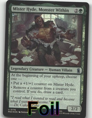 (Preorder) Mister Hyde, Monster Within- (NM)-*Foil*-EN-[MSH - 176]
