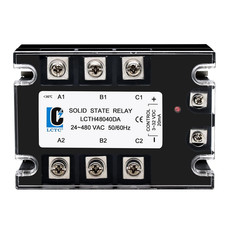 3 Phase Solid State Relay SSR 40DA DC to AC Input 3-32VDC to Output 24-480VAC 