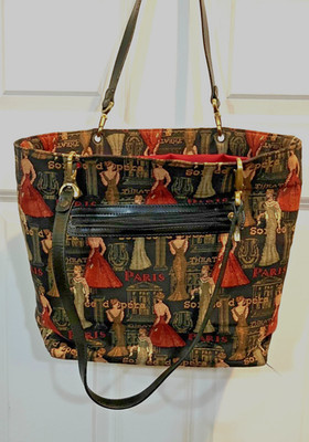 Royal Tapisserie Canvas Shoulder Handbag PARIS OPERA THEATRE Tapestry GLAM 14'' W