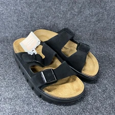 BIRKENSTOCK Arizona Chunky Suede Leather Sandals Unisex Size M6/W8
