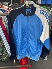 Vintage Adidas 82 Track Jacket College Blue Size Medium New Y2K