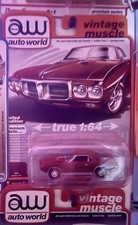 Auto World Matador Red 1969 Pontiac Firebird 2023 R2