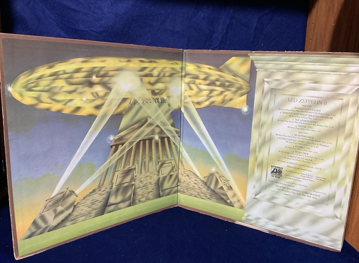 Led Zeppelin II Album Atlantic SD 8236 VG Condition. | eBay