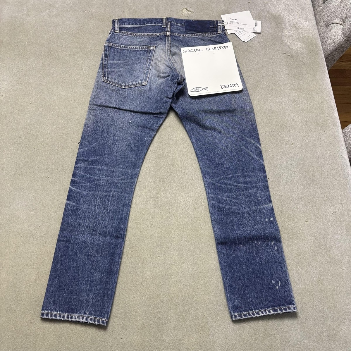 Visvim Social Sculpture 10 Damaged-29 Jeans Mens 30x28 Japanese