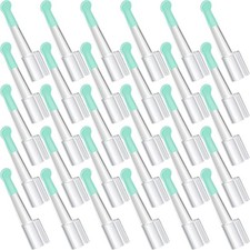 Nuanchu 30 Pcs Ear Spoon Tips Cleaner Replacement Round, Green