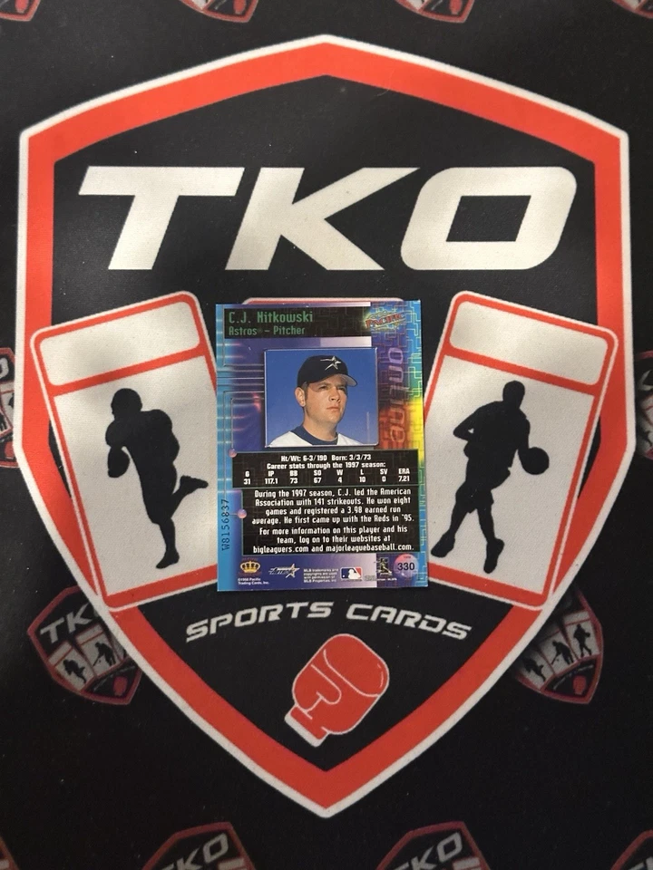 1998 Pacific Online CJ Nitkowski Houston Astros Online Winner SSP - Image 2 of 2