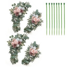 Wedding Arch Flowers Set of 4 Artificial Flow...