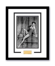 Ava Gardner Autographed Signed 11x14 Framed Photo Hot Sexy Pinup ACOA