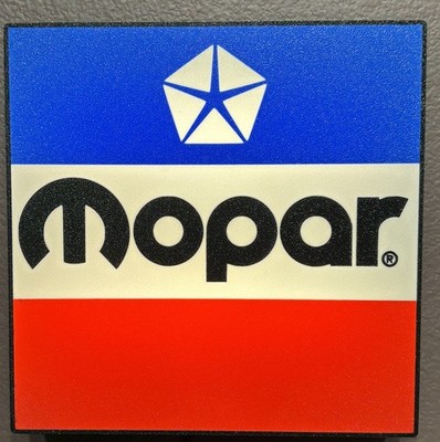 Lighted Mopar Sign
