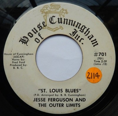 Jesse Ferguson And The Outer Limits - St. Louis Blues, 7'', (Vinyl)