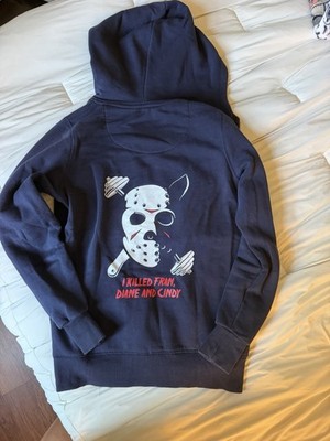 Northern Spirit Badass Friday 13th Zip Up Hoodie Size Small