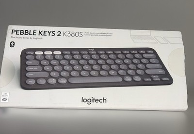 Logitech Pebble Keys 2 K380s Black Wireless Keyboard New
