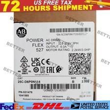 Allen Bradley 25C-D6P0N114 Brand DHL Express shipping US Free Tax