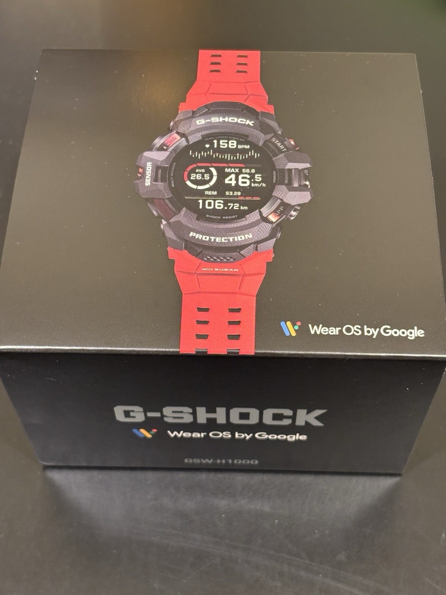 CASIO GSHOCK GSW-H1000-1A4CR Men's Red Digital Round Face G-SQUAD