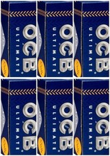 6x OCB ULTIMATE SLIM ROLLS PAPIER IN ROLLE (44mm x 4m)