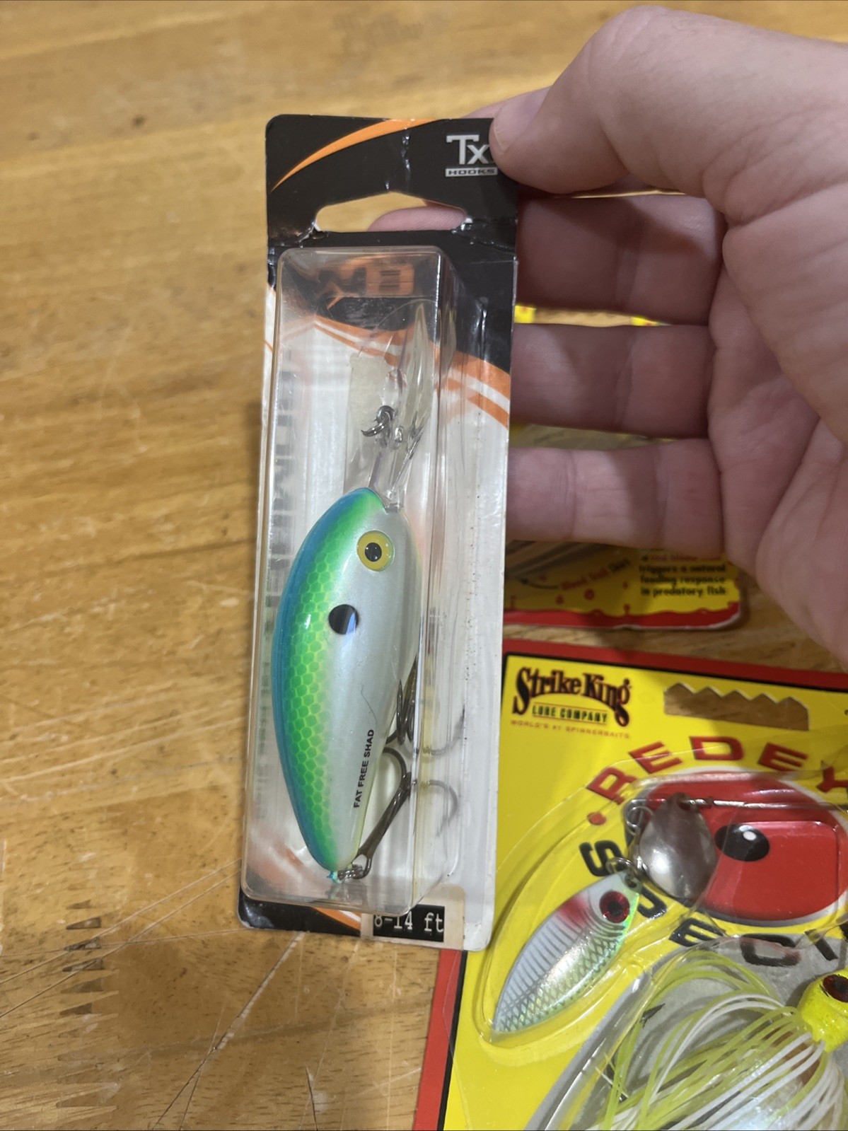 Bait Hard Spinner Strike King Tx3 Rebel Lot 4 Pc Fishing Lure - Image 5