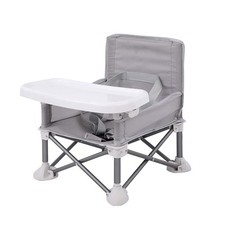 PandaEar Portable Baby Seat Travel Compact Fold with Straps for Grey