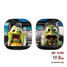 Funny Sea Turtle Windshield Sun Shade Foldable Front Windshield Sun Cute Turtle