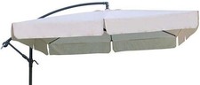 Top Telo di Ricambio per Ombrellone Decentrato in Alluminio 2,5 x 2,5 Metri a 8