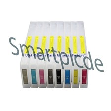 8 350 Refillable Pigment Ink Cartridge Epson Stylus Pro 9800 7800 Print Resetter