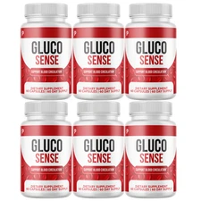 Gluco Sense Glycogen Support Pills, Blood Health Supplement- 6 Bottles Genuine