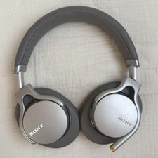 SONY MDR-1AM2 S STEREO HEADPHONES SILVER Gray Color Hi-res Japan Tested
