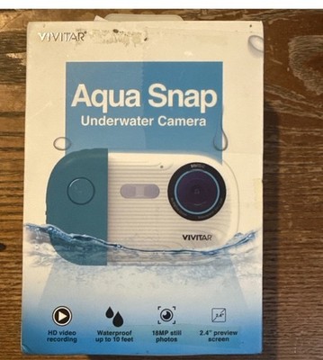 Vivitar, Aqua Snap Underwater Camera New Hd Video Waterproof
