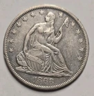 1868-S Seated Liberty Half Dollar XF