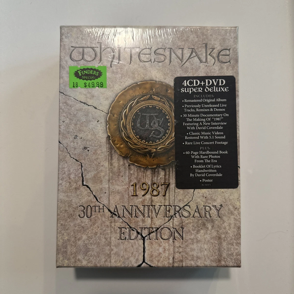 デイヴィッド・カヴァデールとスティーヴ・ヴァイ　サインcd whitesnake スティーブ・ヴァイ 「Whitesnake での経験に私の感謝は尽きない